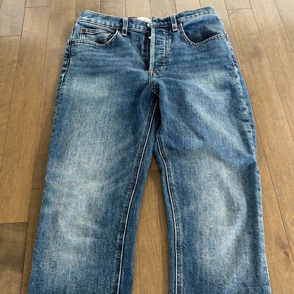 Denim Forum THE YOKO High-Rise Jeans in Dark Harvest 26